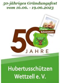 50 Jahre Hubertusschützen Wetzell